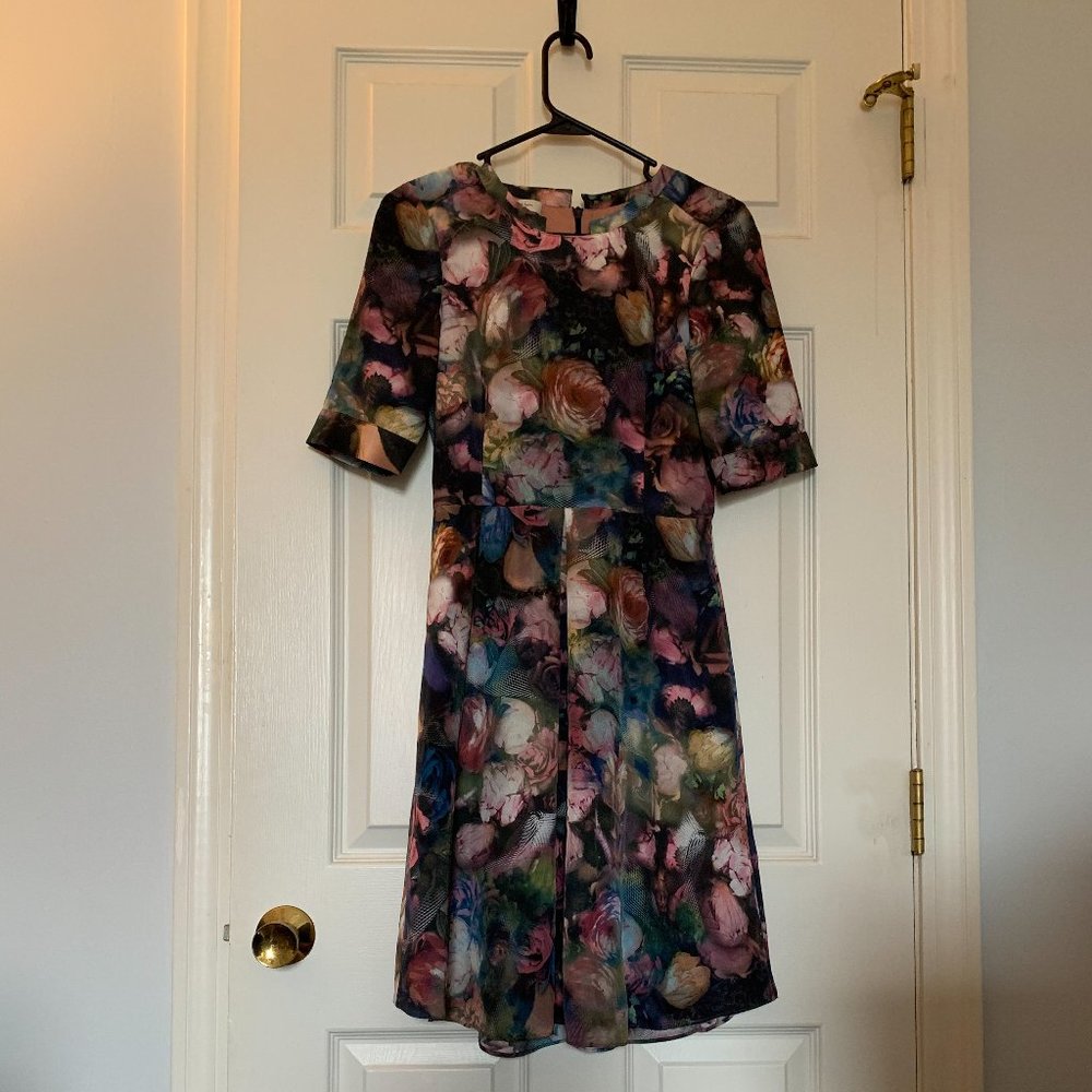 Paul Smith Pleated Floral Dress